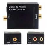 Conversor Audio Optico Analógico Toslink Para Digital Rca