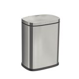 Lixeira Tramontina 3 Litros Tipo D Em Aço Inox Scotch Brite