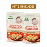 Kit 2x: Mistura Para Panqueca Sem Glúten Vitalin 200g