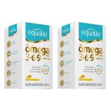 Kit 2 Caixas Ômega 3.6.9 1000mg 60 Capsulas Equaliv