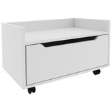 Balcao Gabinete 60cm 1 Gaveta Bn3647 Branco Tecno Mobili