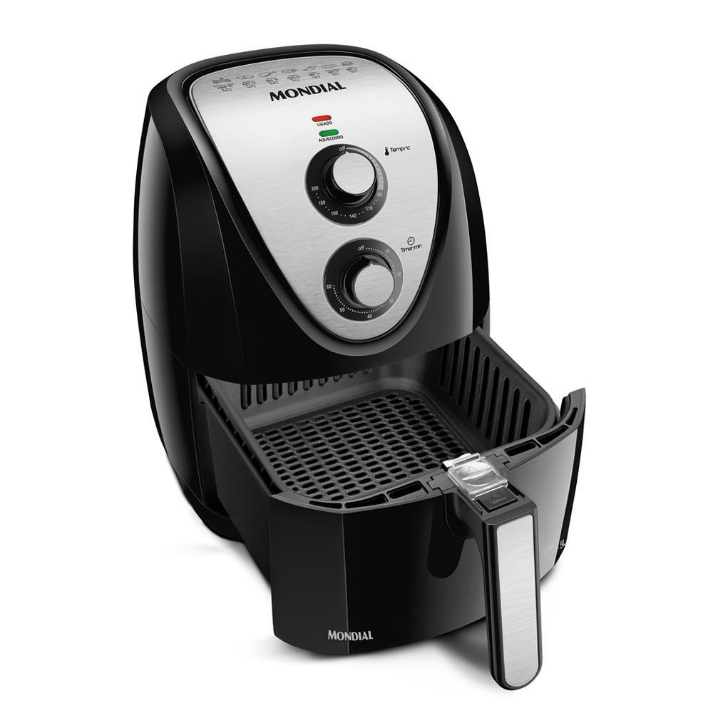 Fritadeira Elétrica Air Fryer Mondial 5l 220v Preto Afn50bi