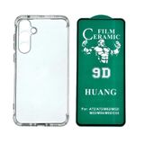 Capinha + Película De Ceramica 9d Para Samsung Galaxy M55