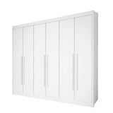 Guarda-roupa Casal 6 Portas New Athos D&#39;doro Móveis - Branco