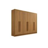 Guarda Roupa Casal Athos 6 Portas 100% Mdf D`doro Móveis - Cinamomo