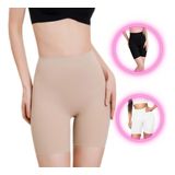 Cinta Modeladora Shorts Compressão Cintura Alta Bege Xgg