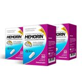 Kit 03 Memorin Fosforo E Vitaminas Maxinutri 60 Capsulas