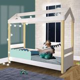 Cama Casinha Infantil Menta Com Led Jhulia Divaloto