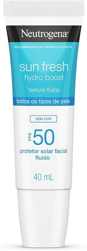 Protetor Solar Neutrogena Sun Fresh Hydro Boost Fps50 Sem Cor 40ml