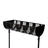 Lixeira De Rua Calçada Com Tela Reforçada 40x40x100cm