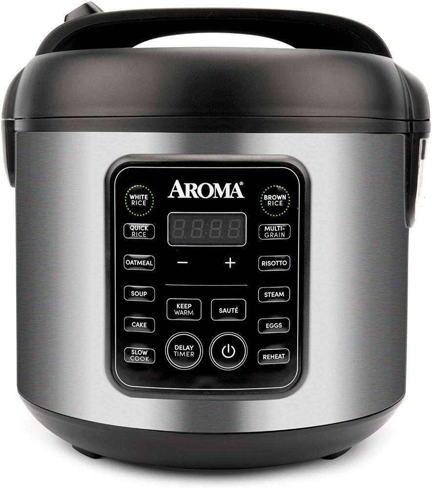 Aroma Housewares Panela Elétrica de Arroz, 4,7 L, 450W, 110V, preta.