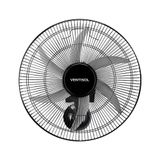 Ventilador De Parede Ventisol 50cm Steel 6 Pás Preto Bivolt