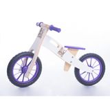 Bicicleta De Equilíbrio sem pedais BiciQuétinha Neve Roxa
