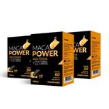 Kit 3 Maca Power Vitaminas Minerais 1200mg Maxinutri 60 Caps