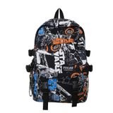 Mochila Para Jovens Fashion Cool Couple Camo Graffiti Campus