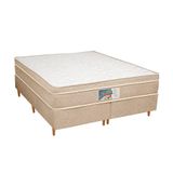 Cama Box Colchão Casal Massageador Terapêutico Tecnológico Bioquântica Vibroterapia Comfortmax One Face 138x188x55cm