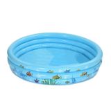 Piscina Banheira Inflável Infantil 170lts. 100 X 25 Cm Azul