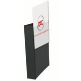 Fichário Arquivo Ofício 4 Argolas Com Lombo 7,5cm Preto Dac