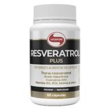 Kit 2x: Resveratrol Plus 1000mg Vitafor 60 Cápsulas