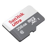 Cartão De Memória Sandisk Ultra Sd 256gb 100mb/s Sdsqunr-256g-gn6ta