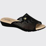 Tamanco Feminino Slide Anabela Conforto Modare 7127.258.21736 - Preto - 34