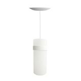 Lustre Pendente Simples Luminaria Cozinha Quarto Sala Branco