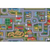 Tapete Infantil Criança Grande Pista Carrinho Hot 150x100cm