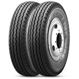 Kit 2 Pneu Aro 16 7.50-16 Jk Tyre 124/121m 16pr Tt Jet Rib