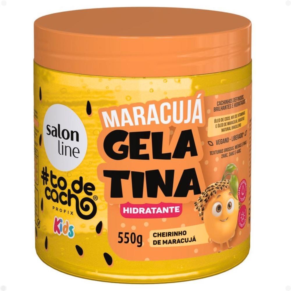 Gelatina Hidratante Salon Line Kids Todecacho Maracujá 550g