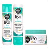 Kit Salon Line Meu Liso Extremo Com 3