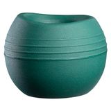 Vaso Decorativo Para Plantas Búzios Verde Escuro Verde Escuro