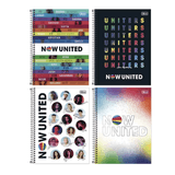 Caderno Espiral Capa Dura 10x1 - 160 Folhas - Now United - Tilibra  Unica Caderno Espiral Capa Dura 10x1 - 160 Folhas - Now United - Tilibra Tilibra