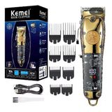 Maquina Cortador De Cabelo Bivolt 8w Kemei Km 1829