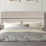 Painel Estofada Argentina 195cm King Size Para Cama Box Quarto Corino Bege