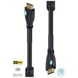 Cabo Hdmi 2.0 4k Ultra Hd 3d Conexão Ethernet Com Filtro 15 Metros - H20f-15