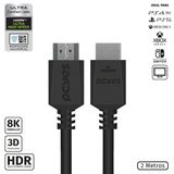 Cabo Hdmi Ultra 2.1 28awg Puro Cobre 4k (120hz) E 8k (60hz) 2 Metros - Phm8k-2