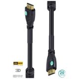 Cabo Hdmi 2.0 4k Ultra Hd 3d Conexão Ethernet Com Filtro 20 Metros - H20f-20