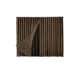 Cortina Microfibra Com Voil 3,00x2,80 Para Varão Simples