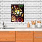 Quadro Cozinha Fotografia Feijão Tropeiro 45x34cm - Vidro