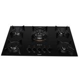 Cooktop 5b Preto Com Mesa De Vidro Atlas U Top Bivolt