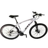 Bicicleta Aro 29 Gti Roma 21v Freio A Disco Branco Tam. 19
