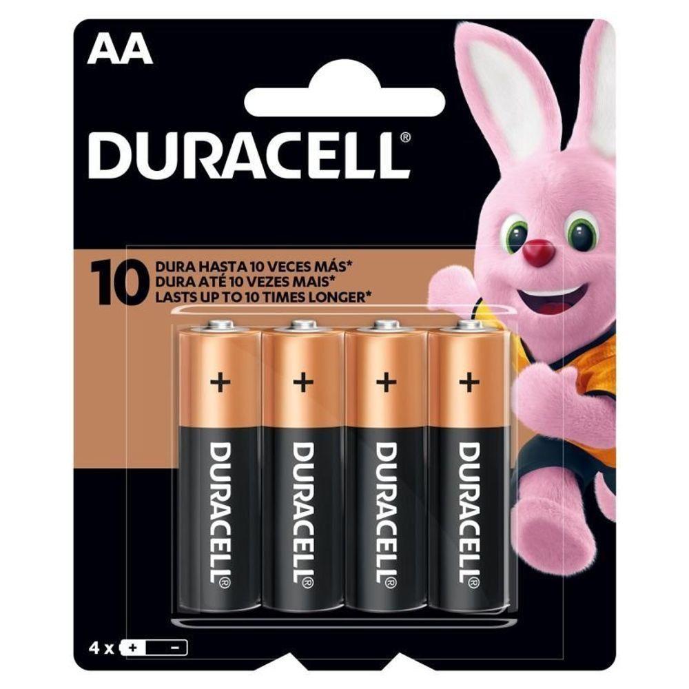 Pilha Duracell Alcalina 1 5v Aa Mn1500 Com 4