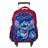 Mochila Infantil Feminina Grande Stitch Rodinhas 3d Toys 2u