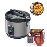 Panela Elétrica Inox De Arroz Legumes Visor Vidro 127v/220v