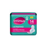 Absorvente Intimus Ultrafino Tecnologia Antibacteriana Com Abas Com 14 Unidades