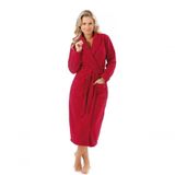 Roupão Feminino Longo Soft - Ref 363 Vermelho - Gg