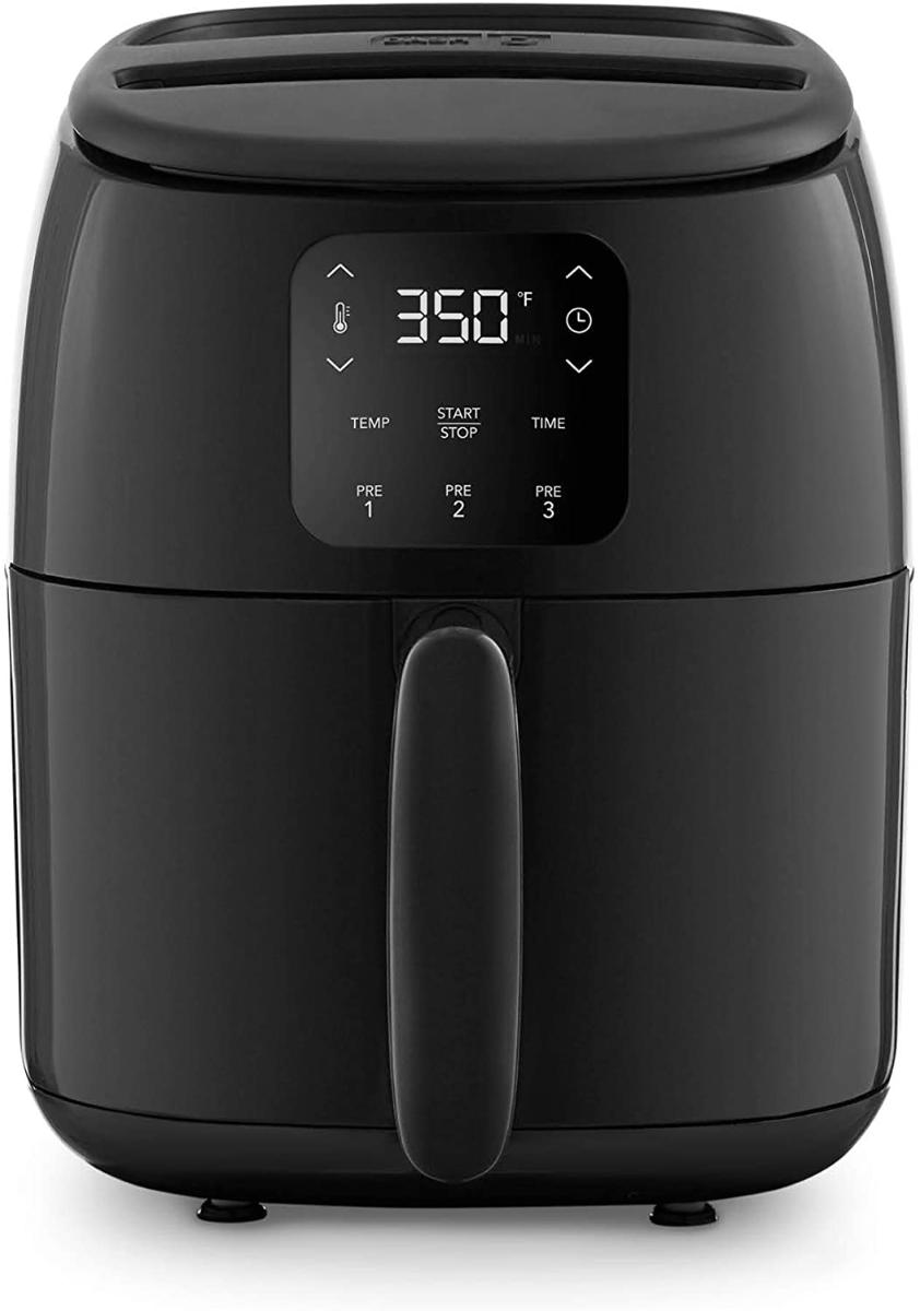 Dash Fritadeira Elétrica AirFryer Digital Capacidade 24L 1000W110V Preto