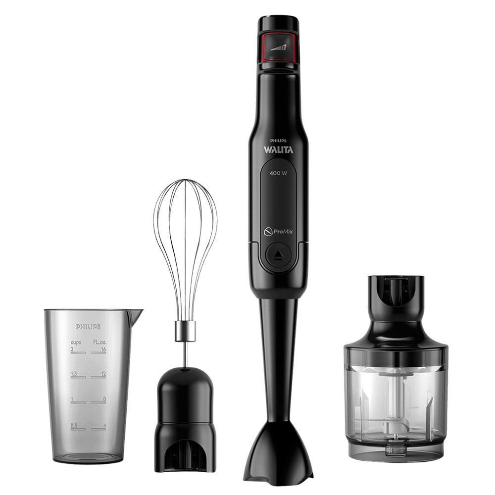 Mixer Philips Walita Pro Mix Viva Ri2622 3 Em 1 400w Preto