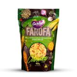 Farofa Milho Temperada Clássica 400g Saborosa Milho