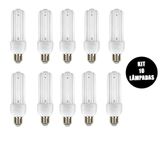 Lampada Fluorescente 220v 10 Uni 15w Branco Frio Iluminaçao
